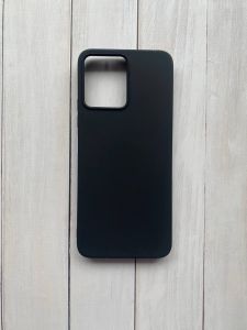 Силіконовий матовий чохол на Xiaomi Redmi 12 Чорний