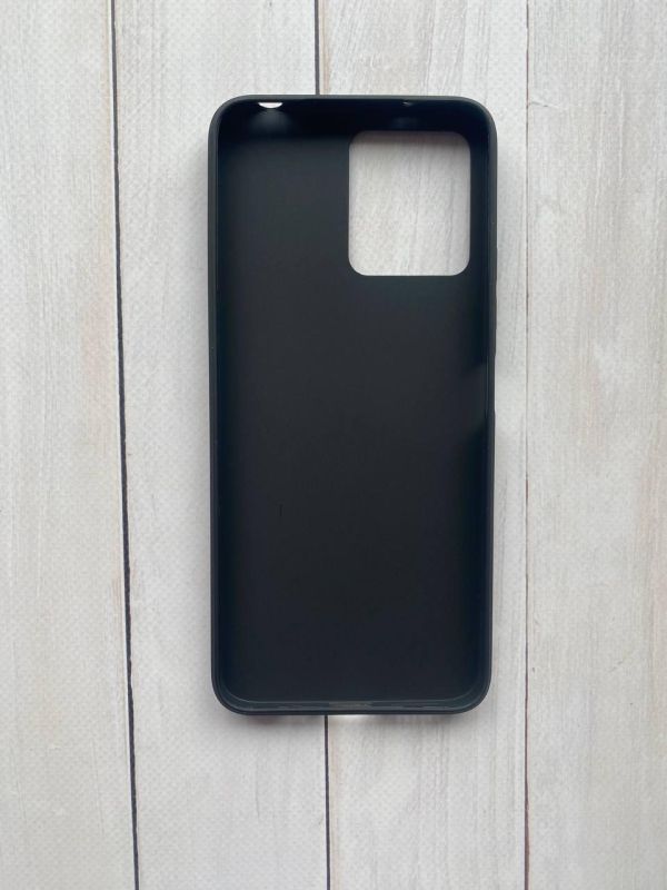 Силіконовий матовий чохол на Xiaomi Redmi 12 Чорний