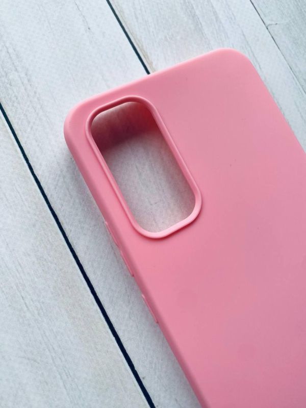 Силіконовий матовий чохол на Samsung Galaxy A54 5G (A546) Рожевий