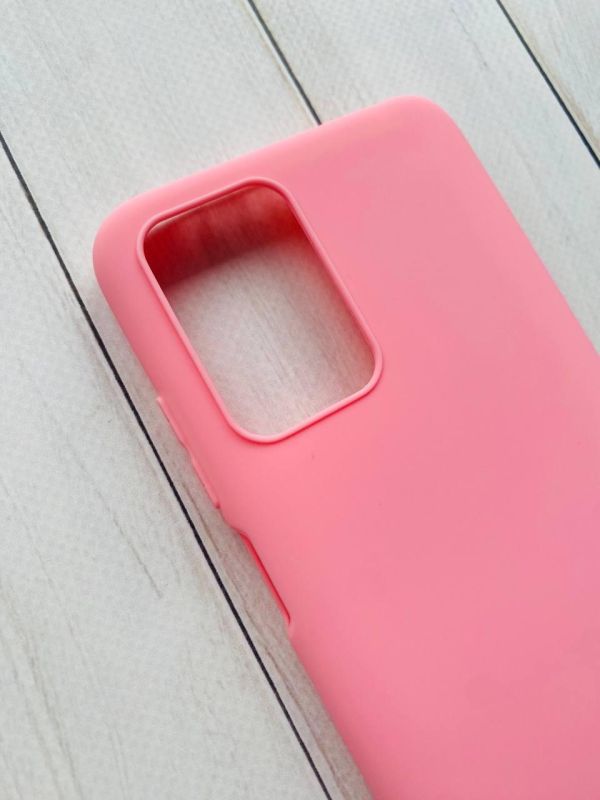 Силіконовий матовий чохол на Xiaomi Redmi 10 Рожевий