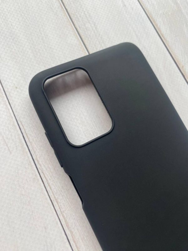 Силіконовий матовий чохол на Xiaomi Redmi 10 Чорний