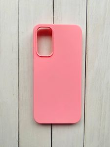 Силіконовий матовий чохол на Samsung Galaxy A15 (A155) Рожевий