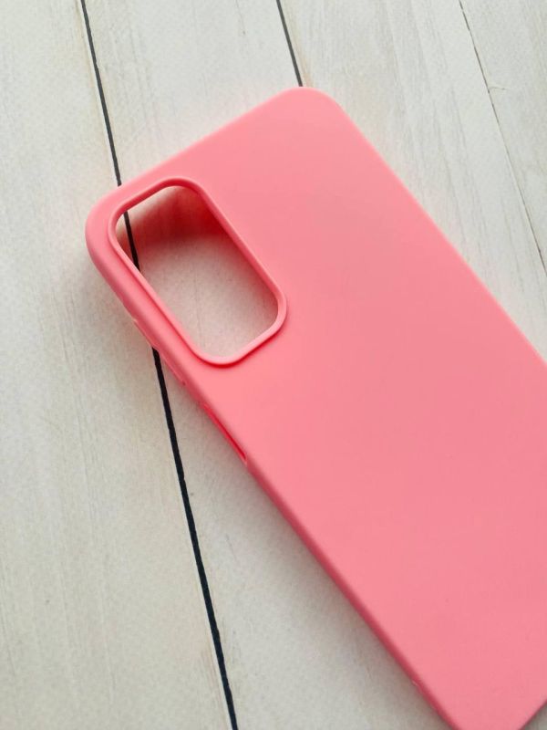 Силіконовий матовий чохол на Samsung Galaxy A15 (A155) Рожевий