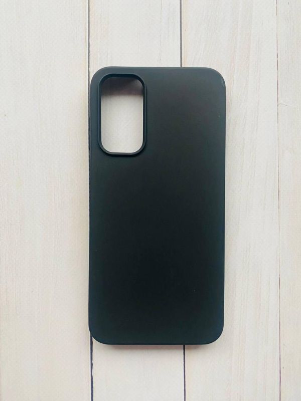 Силіконовий матовий чохол на Samsung Galaxy A15 (A155) Чорний