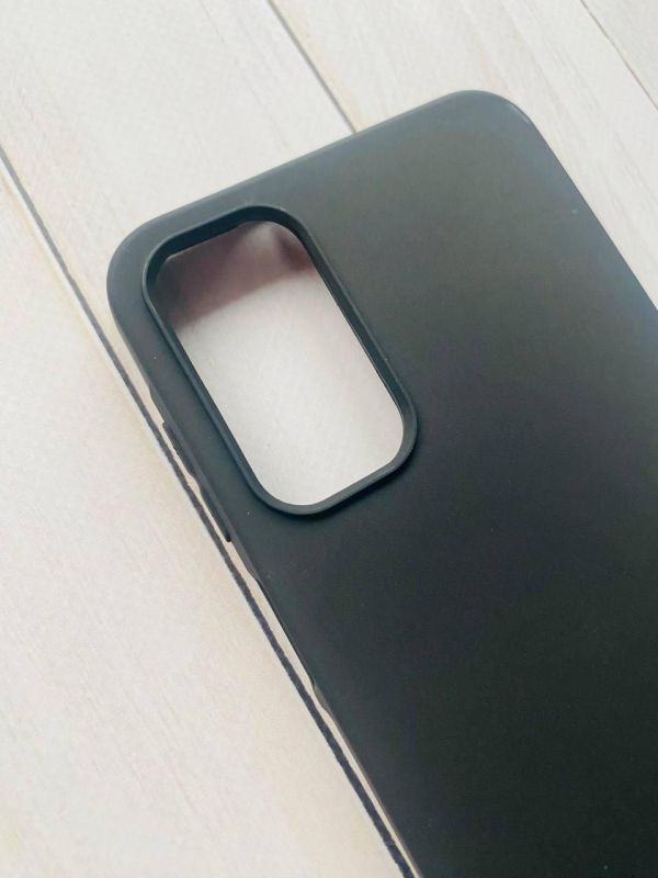 Силіконовий матовий чохол на Samsung Galaxy A15 (A155) Чорний