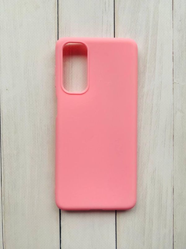 Силіконовий матовий чохол на Samsung Galaxy M54 Рожевий