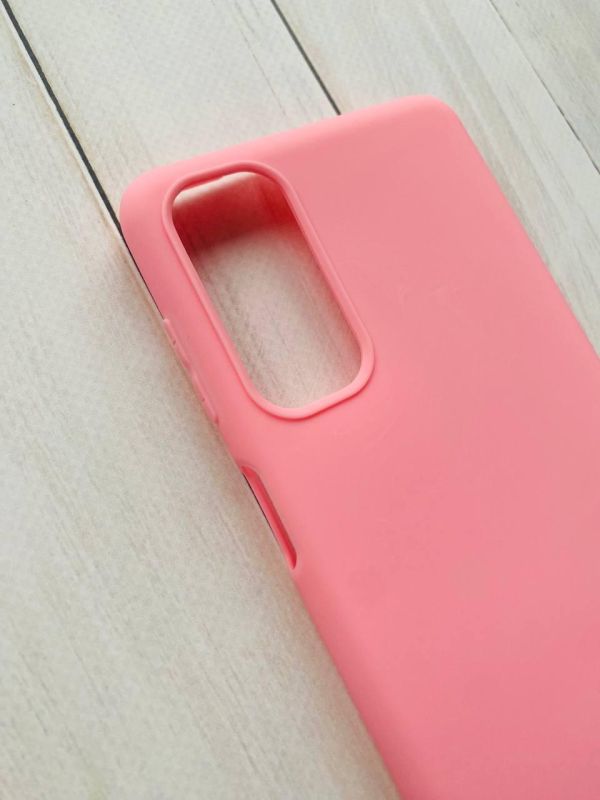 Силіконовий матовий чохол на Samsung Galaxy M54 Рожевий