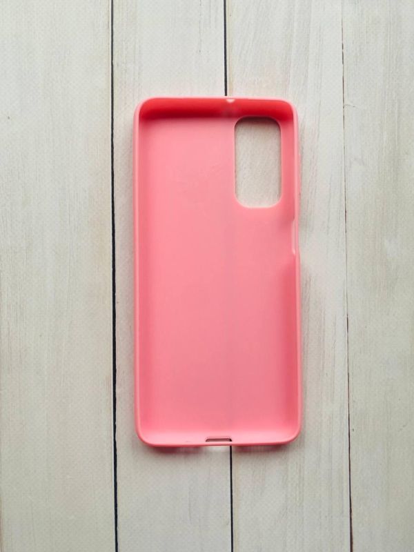 Силіконовий матовий чохол на Samsung Galaxy M54 Рожевий