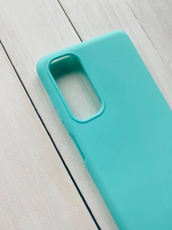 Силіконовий матовий чохол на Samsung Galaxy M54 Бірюзовий