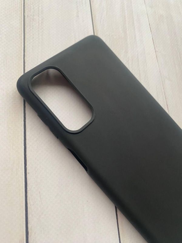 Силіконовий матовий чохол на Samsung Galaxy M54 Чорний