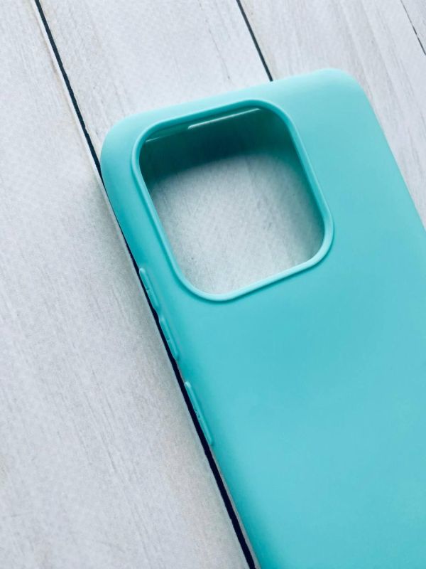 Силіконовий матовий чохол на Xiaomi Redmi 12C Бірюзовий