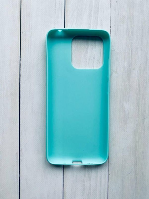 Силіконовий матовий чохол на Xiaomi Redmi 12C Бірюзовий