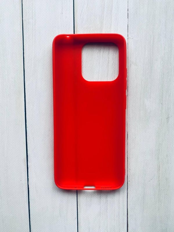 Силіконовий матовий чохол на Xiaomi Redmi 12C Червоний