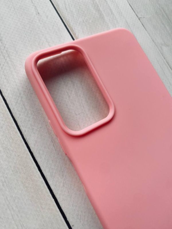 Силіконовий матовий чохол на Xiaomi Redmi Note 11 Pro Рожевий