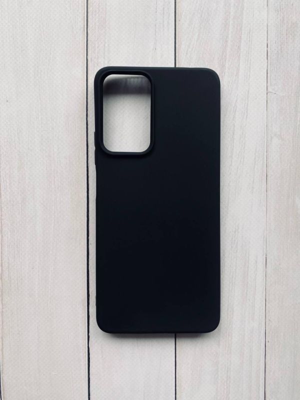 Силіконовий матовий чохол на Xiaomi Redmi Note 11 Pro Чорний
