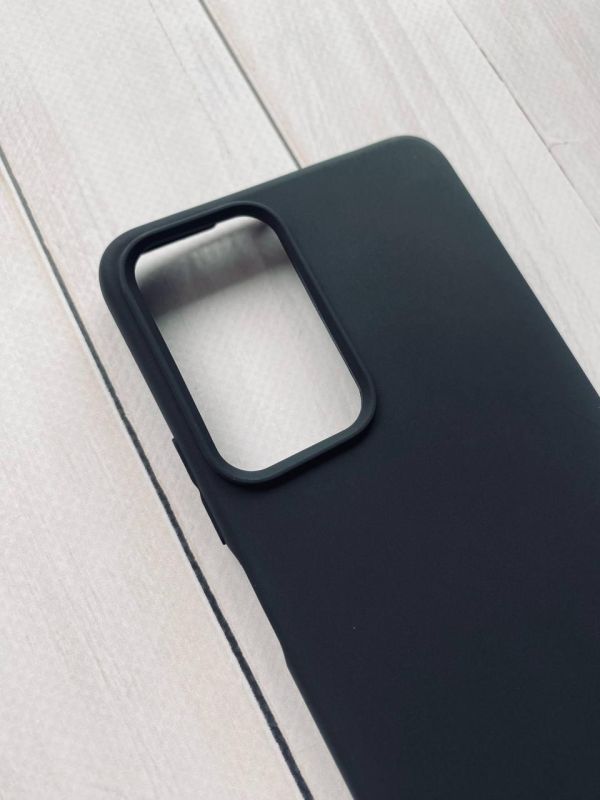 Силіконовий матовий чохол на Xiaomi Redmi Note 11 Pro Чорний