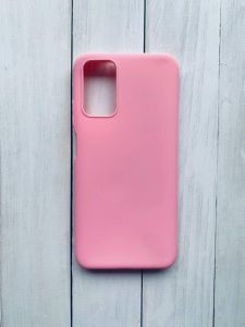 Силіконовий матовий чохол на Xiaomi Redmi 9T Рожевий