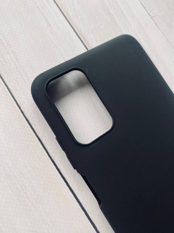 Силіконовий матовий чохол на Xiaomi Redmi 9T Чорний