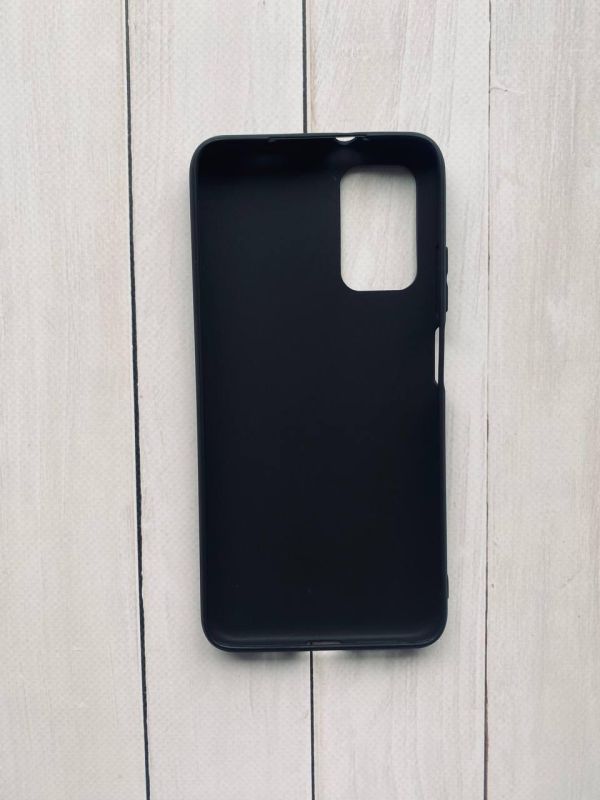 Силіконовий матовий чохол на Xiaomi Redmi 9T Чорний