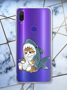 Прозорий чохол на Xiaomi Redmi Note 7/7 Pro Кошеня /принт 120/