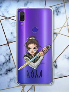 Прозорий чохол на Xiaomi Redmi Note 7/7 Pro :: Українська захисниця /принт 169/