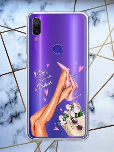 Прозорий чохол на Xiaomi Redmi Note 7/7 Pro :: Ніжки /принт 62/