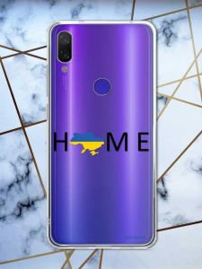 Прозорий чохол на Xiaomi Redmi Note 7/7 Pro :: Дім Україна /принт 72/