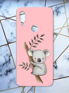 Матовий чохол з рожевими боками на Xiaomi Redmi Note 7/7 Pro :: Коала /принт 132/