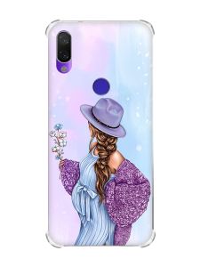 Чохол з потовщеними кутами на Xiaomi Redmi Note 7/7 Pro :: В очікуванні хлопчика /принт 222/