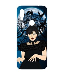 Матовий чохол з рожевими боками на Xiaomi Redmi Note 7/7 Pro :: Танець. Венздей /принт 212/