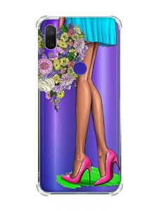 Чохол з потовщеними кутами на Xiaomi Redmi Note 7/7 Pro :: Квітковий настрій /принт 226/