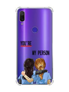 Чохол з потовщеними кутами на Xiaomi Redmi Note 7/7 Pro :: Подруги з Анатомії /принт 251/