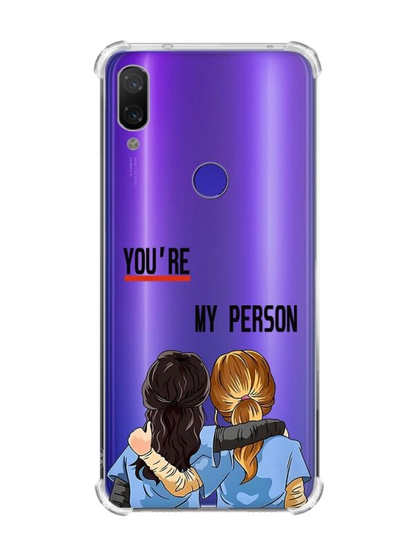 Чохол з потовщеними кутами на Xiaomi Redmi Note 7/7 Pro :: Подруги з Анатомії /принт 251/