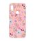Матовий чохол з рожевими боками на Xiaomi Redmi Note 7/7 Pro :: Квітковий фон /принт 267/