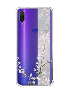 Чохол з потовщеними кутами на Xiaomi Redmi Note 7/7 Pro :: Квітуча сакура /принт 285/