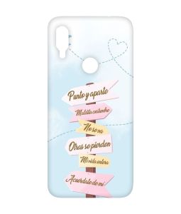 Матовий чохол з рожевими боками на Xiaomi Redmi Note 7/7 Pro :: Вказівники /принт 322/