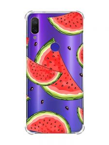 Чохол з потовщеними кутами на Xiaomi Redmi Note 7/7 Pro :: Скибки кавуна /принт 342/