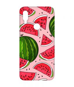 Матовий чохол з рожевими боками на Xiaomi Redmi Note 7/7 Pro :: Кавуни /принт 341/