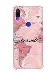 Чохол з потовщеними кутами на Xiaomi Redmi Note 7/7 Pro :: Карта /принт 319/