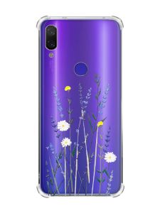 Чохол з потовщеними кутами на Xiaomi Redmi Note 7/7 Pro :: Польові квіти /принт 270/