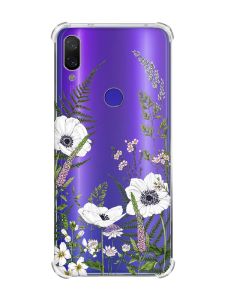 Чохол з потовщеними кутами на Xiaomi Redmi Note 7/7 Pro :: Квіти польові /принт 363/