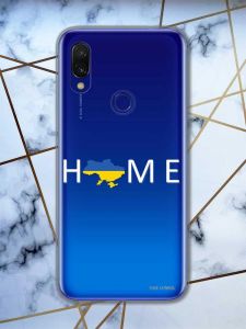 Прозорий чохол на Xiaomi Redmi 7 :: Дім Україна /принт 73/