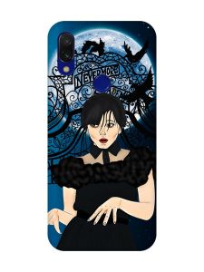 Матовий чохол з чорними боками на Xiaomi Redmi 7 :: Танець. Венздей /принт 212/