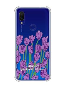 Чохол з потовщеними кутами на Xiaomi Redmi 7 :: Тюльпани /принт 265/