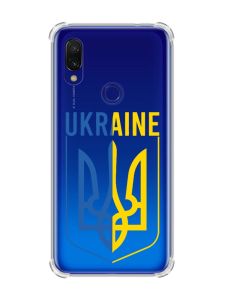 Чохол з потовщеними кутами на Xiaomi Redmi 7 :: Тризуб /принт 254/