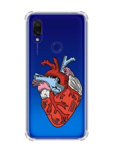 Чохол з потовщеними кутами на Xiaomi Redmi 7 :: Серце анатомічне /принт 250/