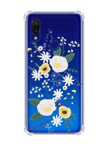 Чохол з потовщеними кутами на Xiaomi Redmi 7 :: Квіти. Акварель /принт 271/