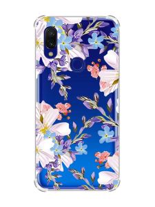 Чохол з потовщеними кутами на Xiaomi Redmi 7 :: Квітковий малюнок /принт 272/