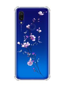 Чохол з потовщеними кутами на Xiaomi Redmi 7 :: Гілочка квітів /принт 278/