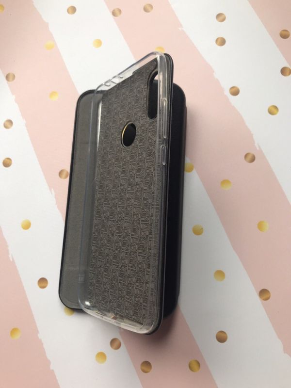 Чохол-книжка з малюнком на Xiaomi Redmi 7 :: Чорний :: Сердечка. Україна /принт 258/